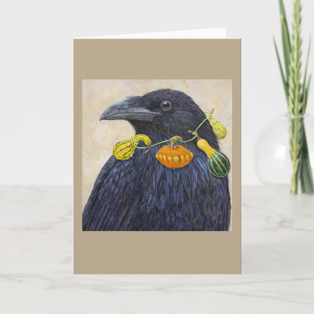 Cartão de Necklace de outono (Frente)