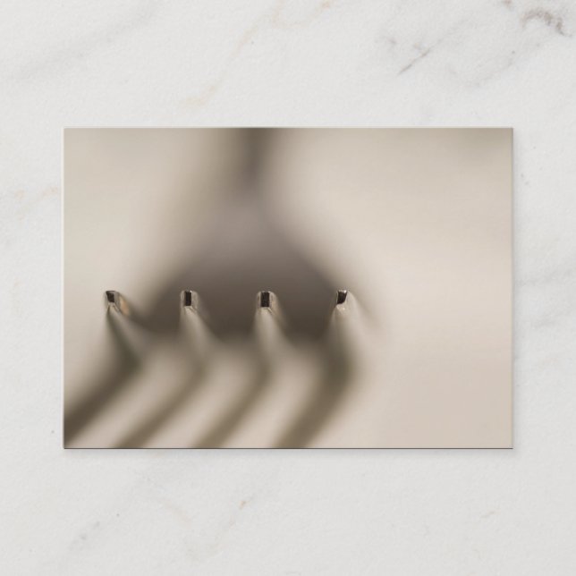 Cartão de negócio da restauração (Frente)