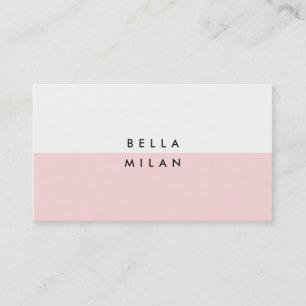 Cartão de Negócios Moderno Chic