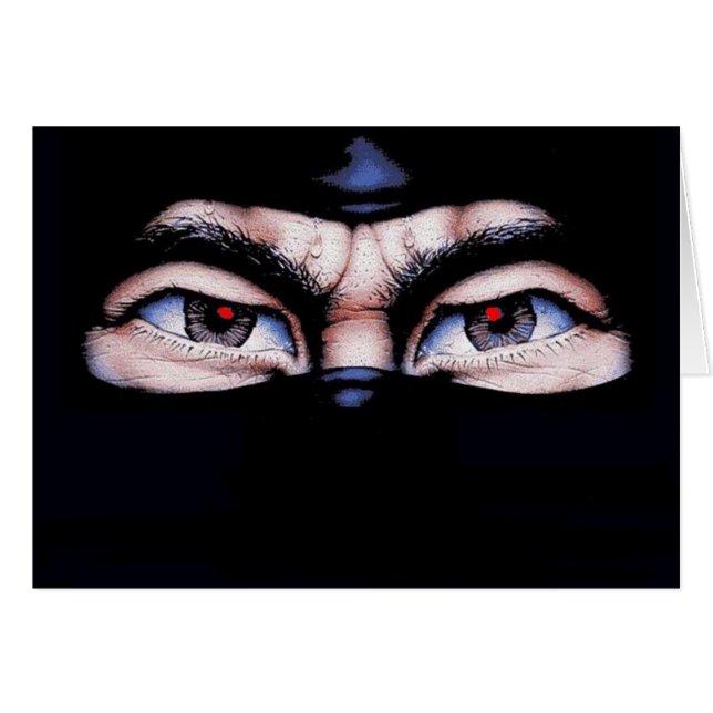 Cartão de Ninja (Frente Horizontal)