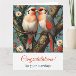 Cartão de noivado, Casamento de Parabéns