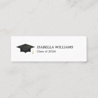 Cartão de Nome de Diploma de Aquarela - Cartão de