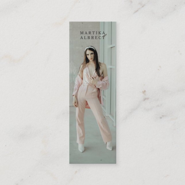 Cartão de Nome de Foto para Formatação Simplesment (Frente)