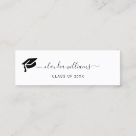 Cartão de Nome de Graduação - Cartão de Inserção C