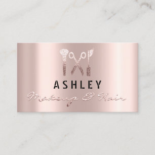 Cartão de Nomeação do Artista Salon Stylist para C