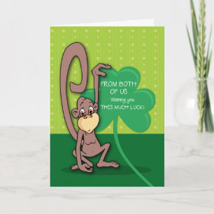 Cartão De Nós Dois, Rua, Macaco do Dia de Patrick