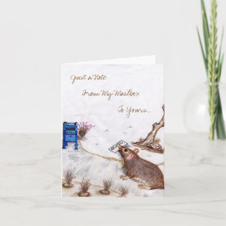 Cartão de nota 1. de Molly da caixa postal