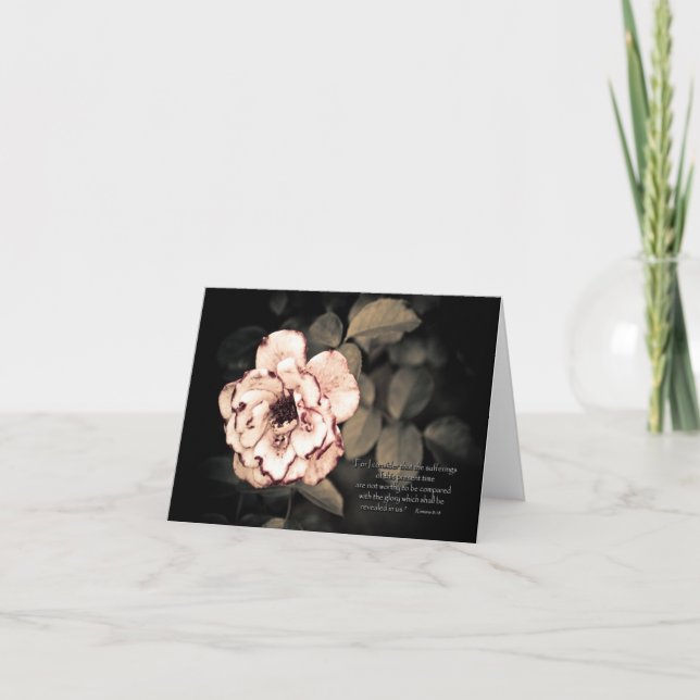 Cartão de nota - 8:18 dos romanos (Frente)