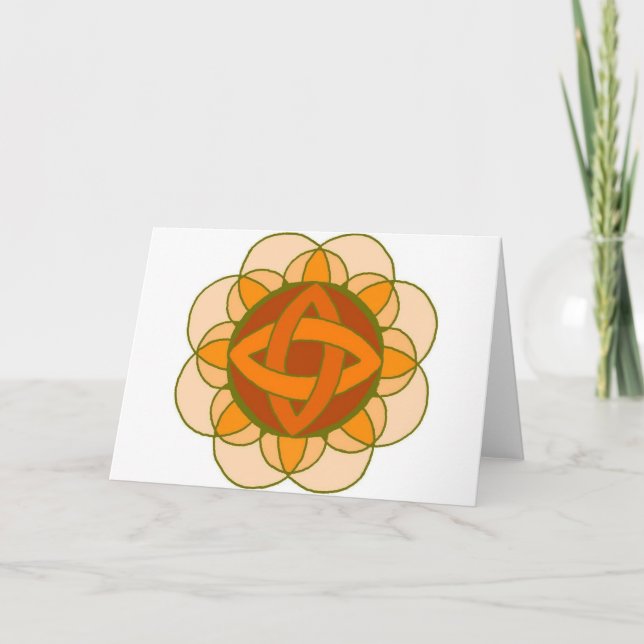 Cartão de Nota "Abrindo a Chakra Sagrada" (Frente)