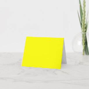 Cartão de Nota Amarelo