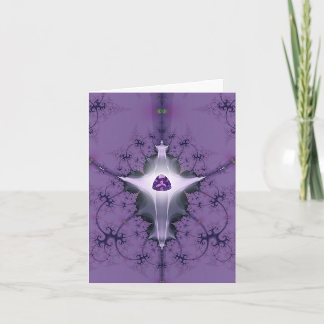 Cartão de nota Amethyst da deusa (Frente)