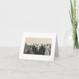 Cartão de Nota Antiquado de Foto Real para Agricul