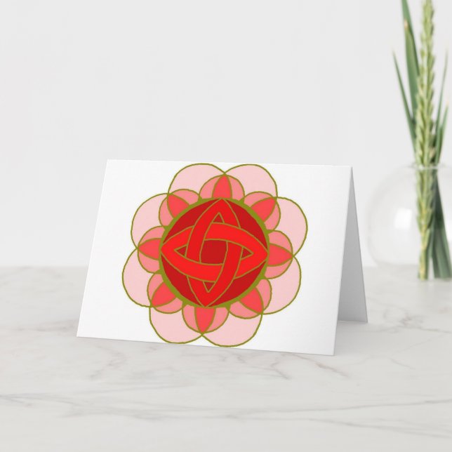 Cartão de Nota "Balancing the Root Chakra" (Frente)