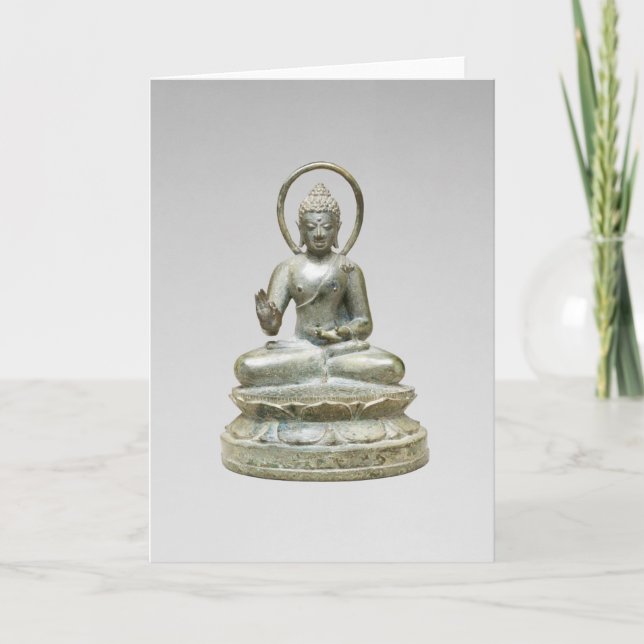 Cartão de Nota "Buda Transcendente Assentada" (Frente)