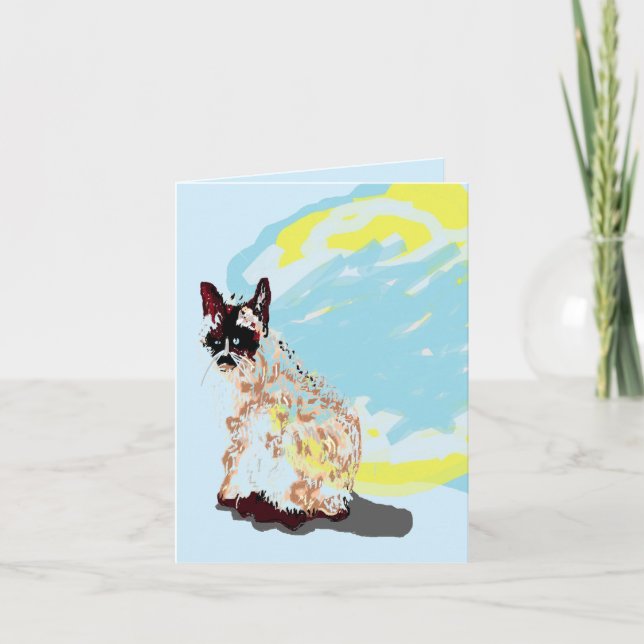 Cartão de Nota : Capturado no Vento (Frente)