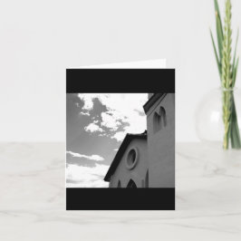 Cartão de nota católico da missão da família