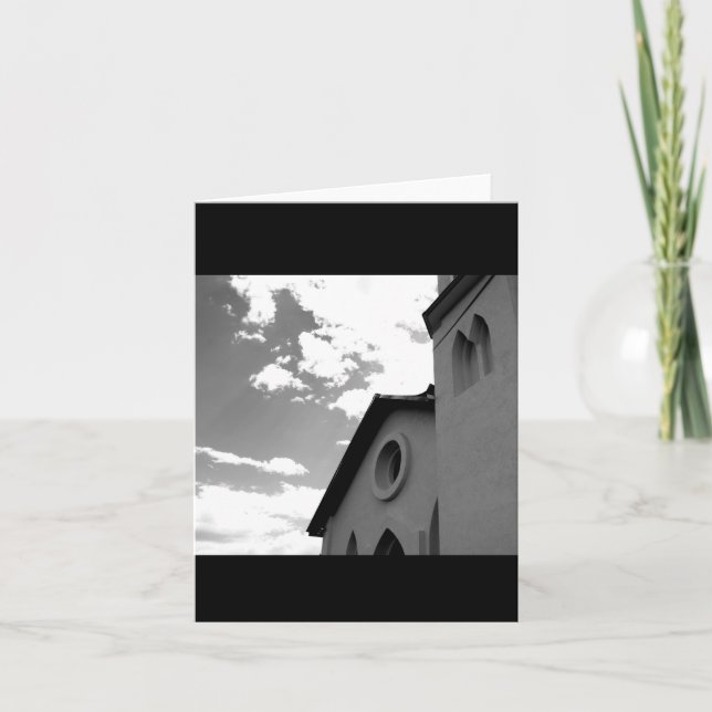 Cartão de nota católico da missão da família (Frente)