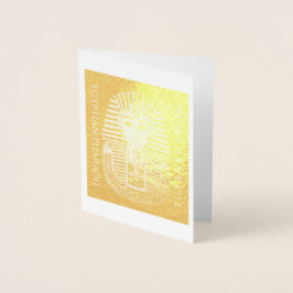 Cartão de Nota Central de Descoberta TUTANKHAMUN