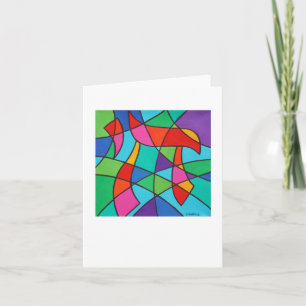 Cartão de Nota Chai Mosaico 4 x 5.6