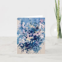 Cartão de Nota com Folha Clássica