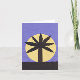 Cartão de Nota com Palmetto Design