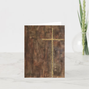 Cartão de Nota Cruzada de Vazio Personalizável