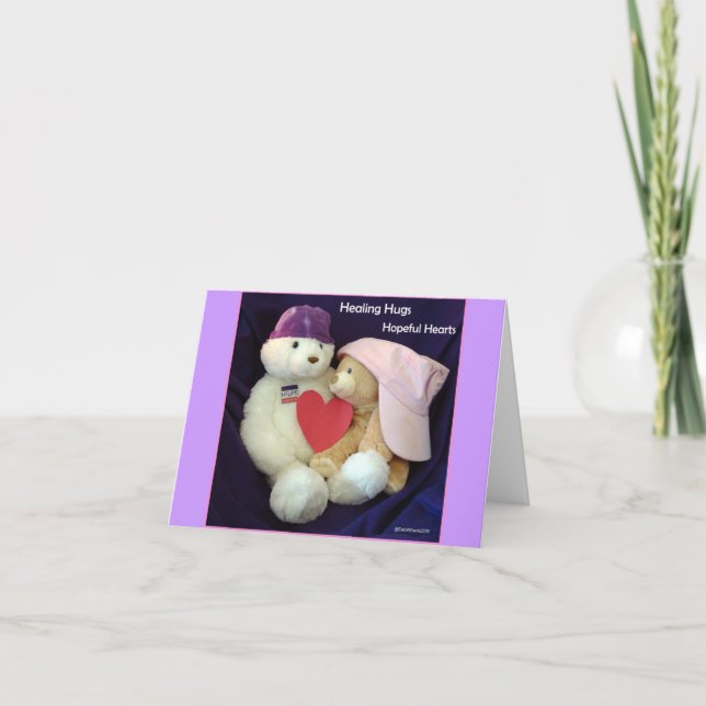 Cartão de nota cura dos abraços (Frente)