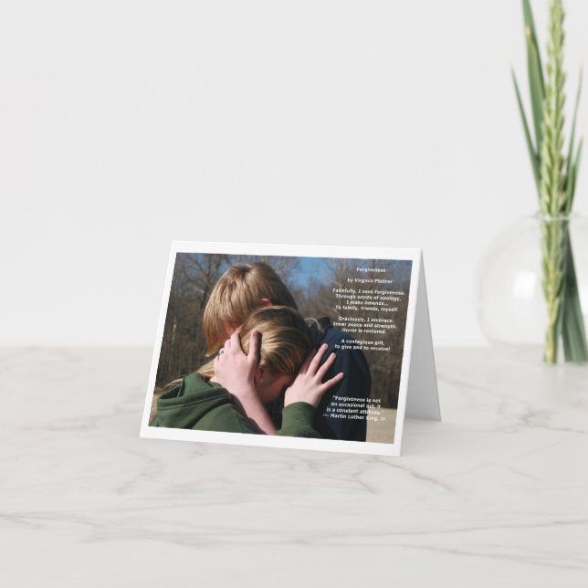 Cartão de nota da afirmação da "remissão" (vazio (Frente)