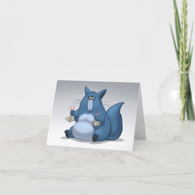 Cartão de nota da armadilha do rato (Frente)