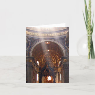 Cartão de nota da basílica de St Peter