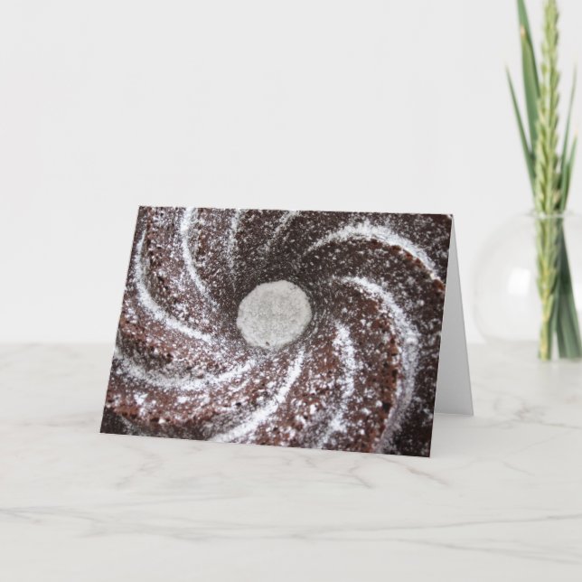 Cartão de nota da beleza de Bundt (Frente)