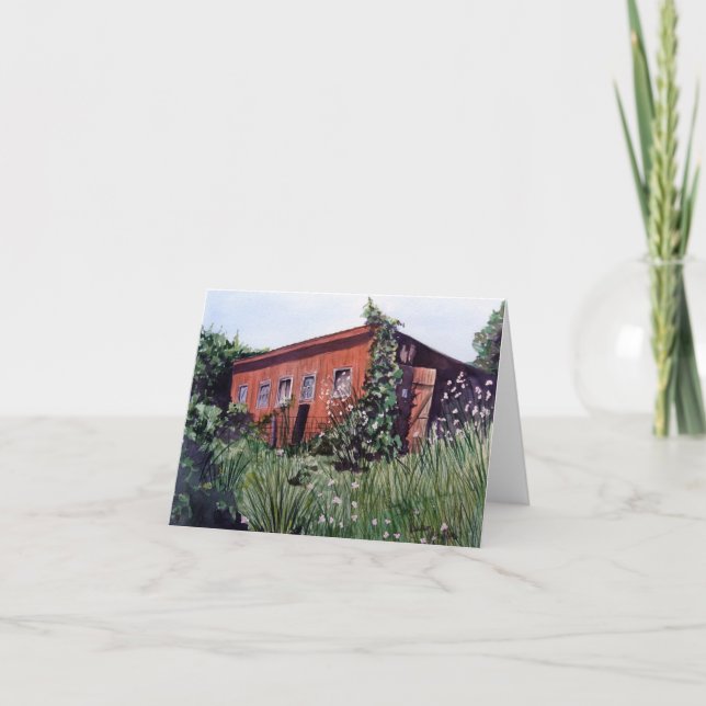 Cartão de nota da casa de galinha de Gramma (Frente)