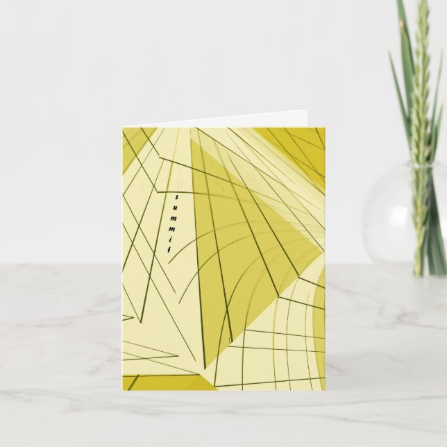 Cartão de nota da "cimeira" (Frente)