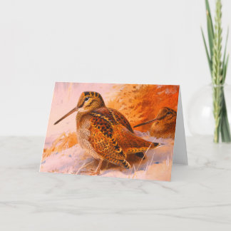 Cartão de nota da GALINHOLA do INVERNO de