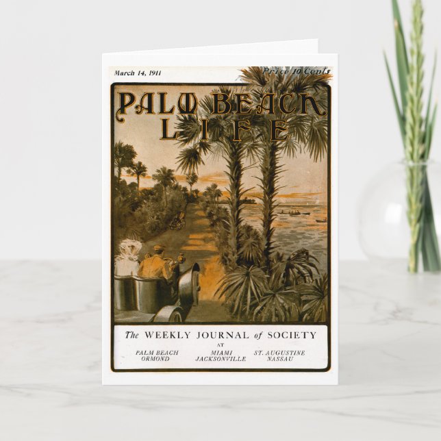 Cartão de nota da vida #17 do Palm Beach (Frente)