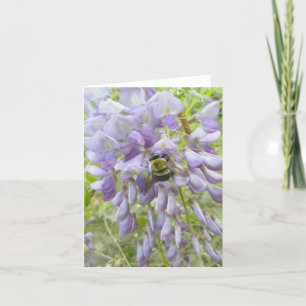 Cartão de Nota de Abelhas de Carpinteiro de Wiste