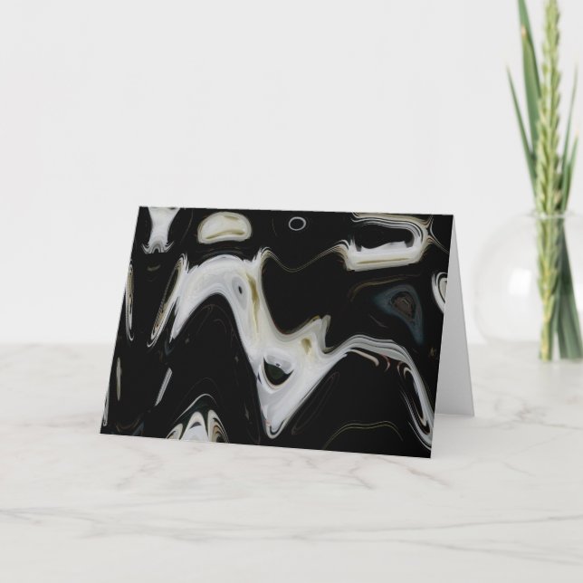 Cartão de Nota de Abstrato Cerius com Bloqueio Not (Frente)