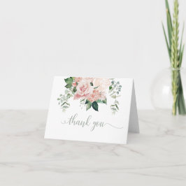 Cartão de Nota de Agradecimento de Hortênsia Flora