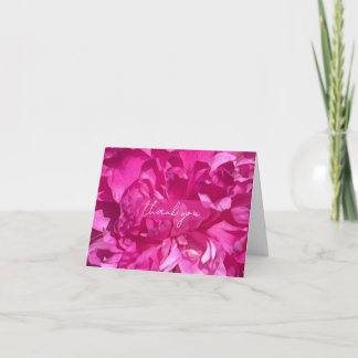 Cartão de Nota de Agradecimento Flor de Rhododendr
