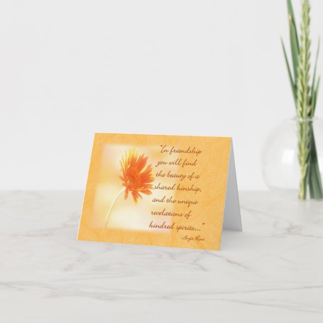 Cartão de Nota de Amizade (Frente)