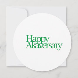 Cartão de nota de aniversário (afiliação) de 1908