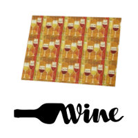 Cartão de Nota de Aniversário do Amor Vinho Branco