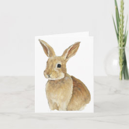 Cartão de Nota de Arte Bunny