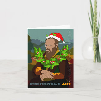 Cartão de Nota de Arte "Gioconda" Dostoevsky