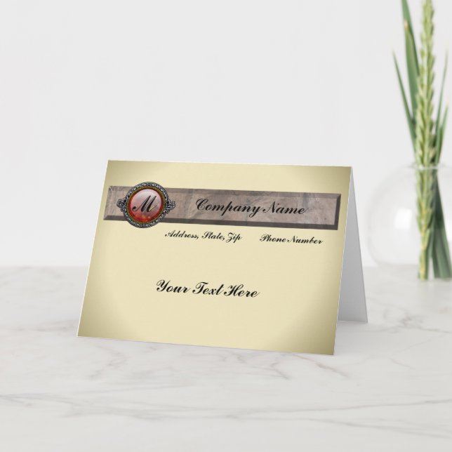 Cartão de Nota de Brooch Vintage Victorian (Frente)