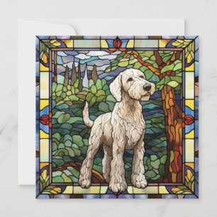 Cartão de Nota de Cão de Terrier Airedale