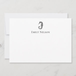 Cartão de Nota de Cavalo-Costeiro Personalizado