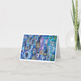 Cartão de Nota de Chuva Mandala
