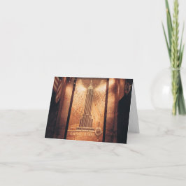 Cartão de Nota de Construção do Empire State