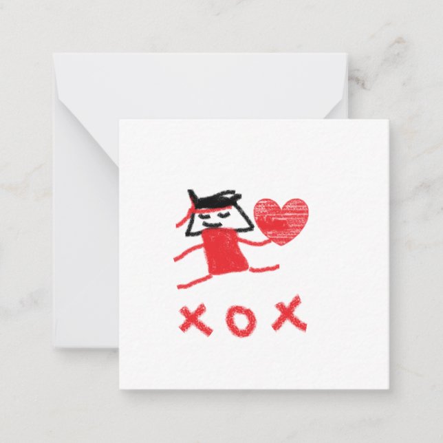 Cartão de Nota de Dia dos Namorados de Fungos  (Frente)